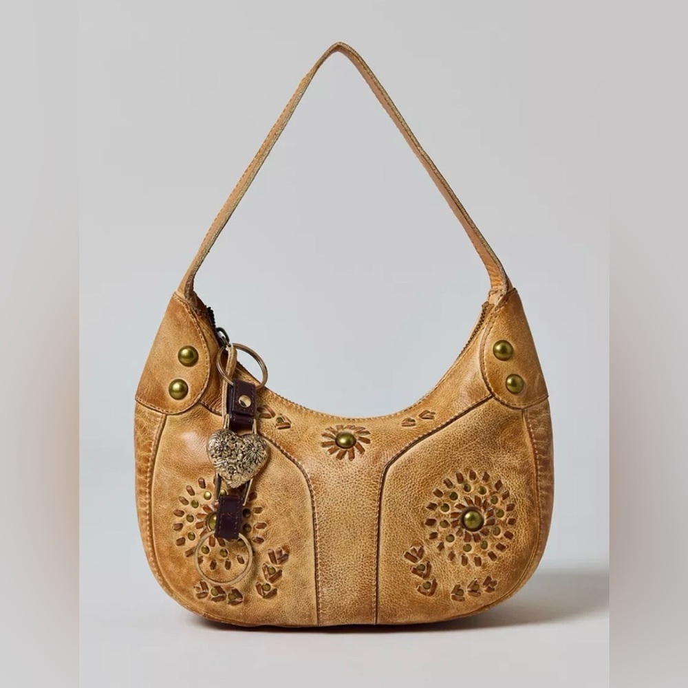 Urban Outfitters Floral Studded Leather Bag